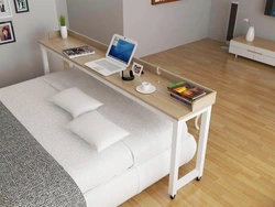 Table in the bedroom for work photo