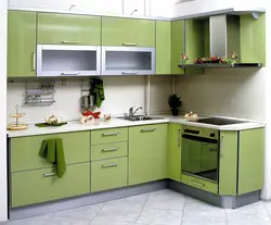 Corner kitchen made of plastic design
