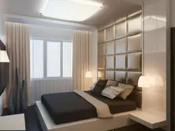 Дызайн спальні з двух пакояў фота