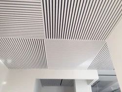 Photo of slatted ceilings in the apartment