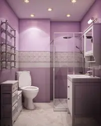 Недорогой дизайн ванной совмещенной