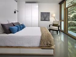 Photo bedroom design with double bed