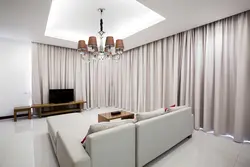 Living room cornice design photo