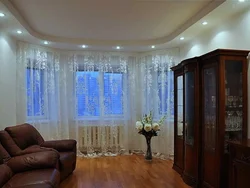 Living room cornice design photo