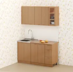 Кухонныя гарнітуры для міні кухні фота