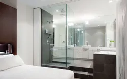 Bathroom Behind Glass Photo