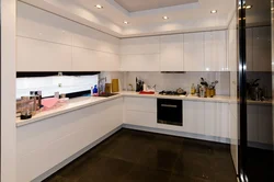 Kitchen interior gloss photo