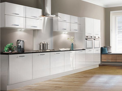 Kitchen interior gloss photo