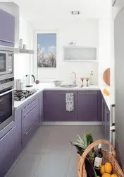 Lilac Gray Kitchen Design