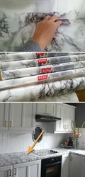 How To Cover A Kitchen With Self-Adhesive Photo