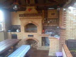 Летняя кухня на даче проекты с мангалом фото проекты
