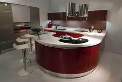 Beautiful round kitchens photos