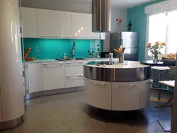 Beautiful round kitchens photos