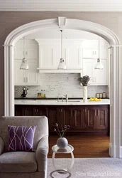 Color of the arch in the kitchen photo