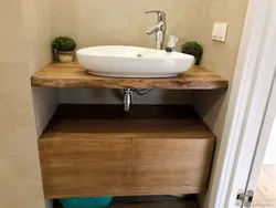 How to place a sink in a bathroom photo