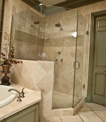 Tile bathroom design