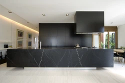 Kitchen Design With Marble And Gold