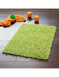 Green bath mats photo