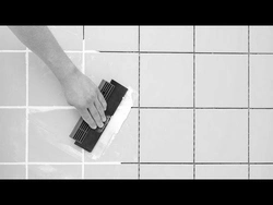 Затирка для черно белой ванной фото