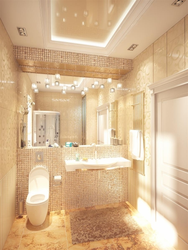 Bathroom Design Beige Mosaic