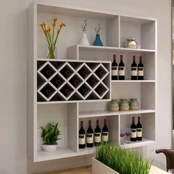 Shelves And Cabinets In The Kitchen Design