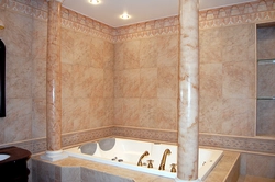 Marble Plaster In The Bath Photo