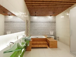 Рейки в ванной комнате дизайн