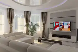 Living room design in a house with one window