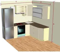 Как расставить мебель и холодильник на кухне фото