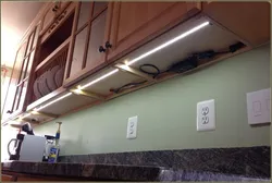 Светодиодная Лента На Кухню Под Шкафы Как Подключить Фото
