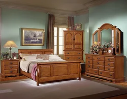 Bedroom sets wood photo