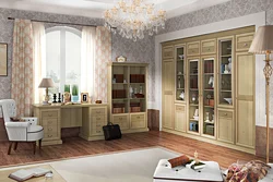 Furniture shatura cabinets in the living room photo
