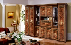 Furniture shatura cabinets in the living room photo