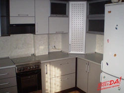 Кухонный гарнитур с газовым котлом фото для кухни