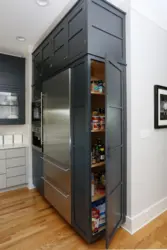 Refrigerator in the hallway design