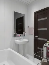 Маленькая ванна стеновыми панелями фото