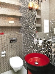 Small Bathroom Mosaic Design Photo