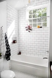 Small white bathroom tiles photo