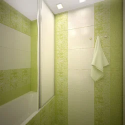 Bathroom design pistachio color
