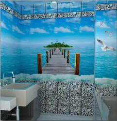 Pvc For Bathroom With Pattern Photo