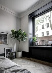 Черные окна в квартире дизайн