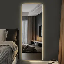 Дизайн Спальни С Зеркалом С Подсветкой