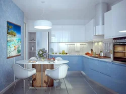 Kitchen design wallpaper color