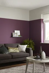 Design for painting walls in an apartment in two colors