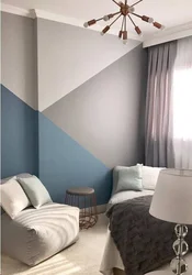 Design For Painting Walls In An Apartment In Two Colors