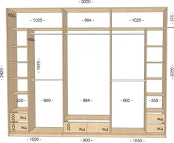 Types of built-in wardrobes in the bedroom photo