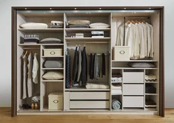Types of built-in wardrobes in the bedroom photo