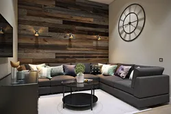 How to decorate one wall in the living room photo