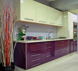 Kitchen Interior Two Colors Photo