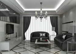 Дизайн зала в квартире в серых тонах фото
